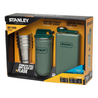 Набор Stanley Adventure: стопки 0,59 л и фляга 0,23 л, зелёный