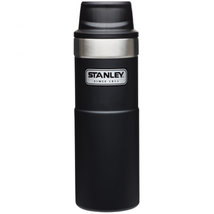 Термокружка Stanley Classic Trigger Action 0,47 л, черная (10-06439-006)