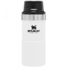 Термокружка Stanley Classic Trigger Action One Hand 2.0, 0,25 л, белая